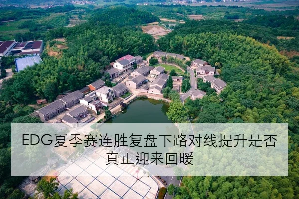 EDG夏季赛连胜复盘下路对线提升是否真正迎来回暖